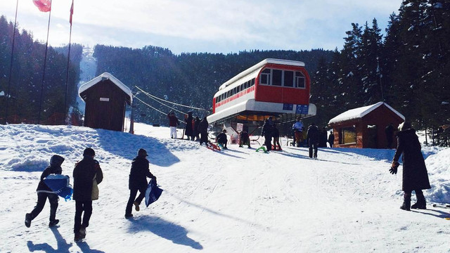 Yıldıztepe'de yeni yıl ve kar sevinci