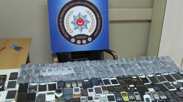 Yozgat'ta kaçak cep telefonu operasyonu