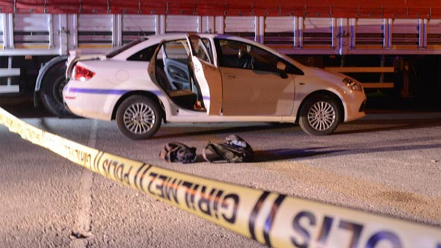 Konyada park halindeki araba patladı