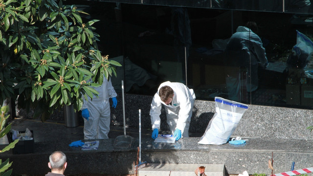 Şişlide sigorta şirketinin terasından düşen kişi öldü