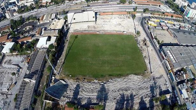 İzmir Alsancak Stadında zemin etüdü çalışmalarına başlandı