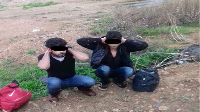 Türkiyeden Suriyeye geçmeye çalışan 3 kişi Kiliste yakalandı