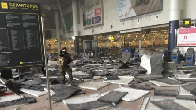 Brüksel Zaventem Havalimanında patlama meydana geldi