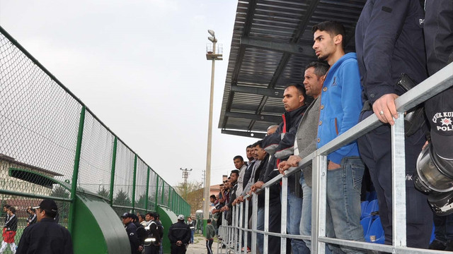 Adıyaman'da amatör maçta gerginlik