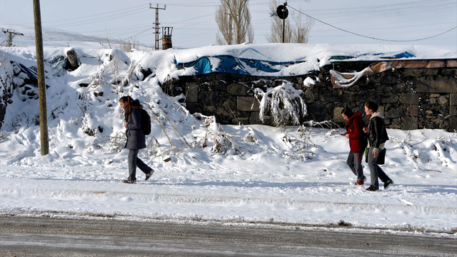 Doğu Anadolu'da kar yağışı
