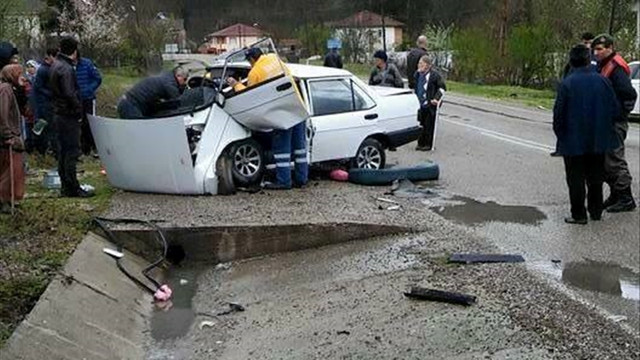 Bartın'da trafik kazası: 4 yaralı