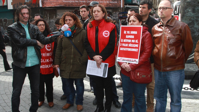 Beşiktaş'ta izinsiz yürüyüş