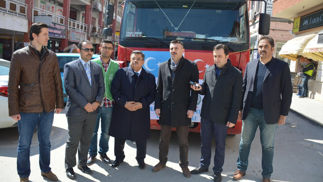 Bilecik'ten Bayırbucak Türkmenlerine yardım