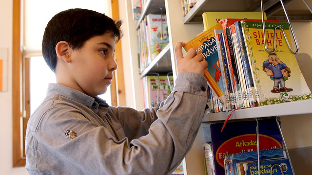 Çocuklara kitap okumayı sevdiren Turabibaba Kütüphanesi