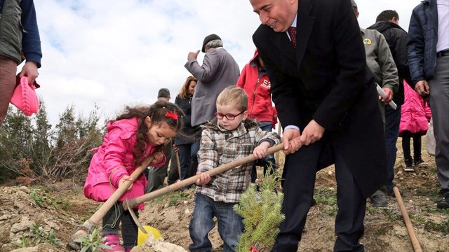 Denizli'de Yetim Kardeş Hatıra Ormanı oluşturuldu