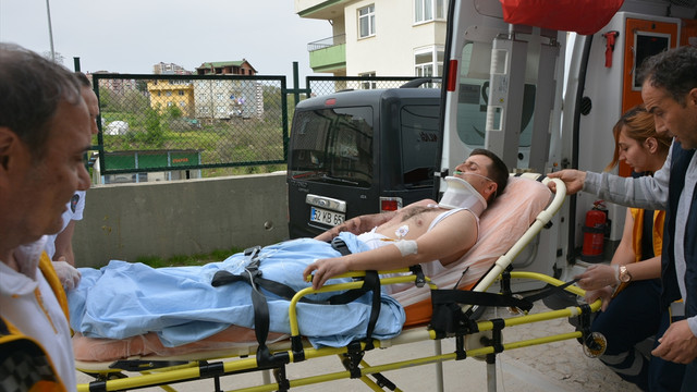 Elektrik akımına kapılan işçi ağır yaralandı