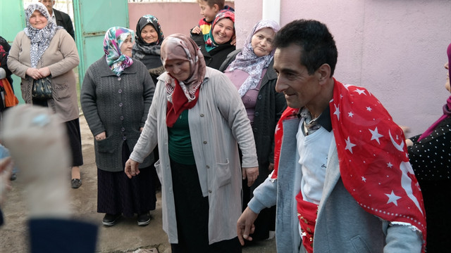 Engelliler temsili gelin ve damat oldu