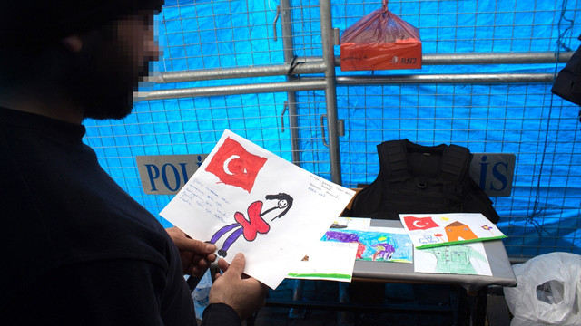 İlkokul öğrencilerinden güvenlik güçlerine moral