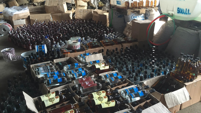 İstanbul'da sahte içki operasyonu