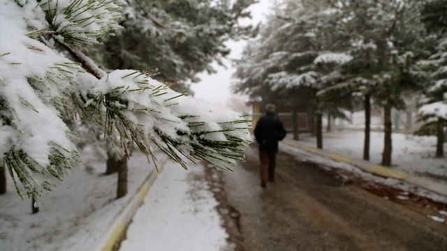 Sertavul Geçidi'nde ulaşım güçlükle sağlanıyor