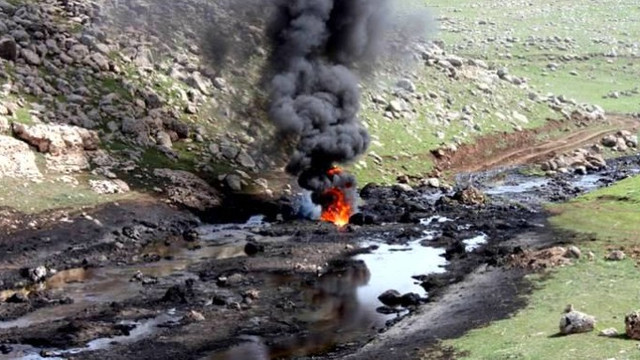 Kerkük eski petrol boru hattında patlama yaşandı