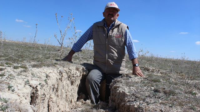 Konya'da yeni obruk oluştu