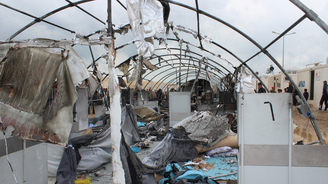 Suriyeli sığınmacıların kaldığı çadırda yangın çıktı: 3 çocuk hayatını kaybetti