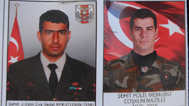 Mardin'de şehitler için tören