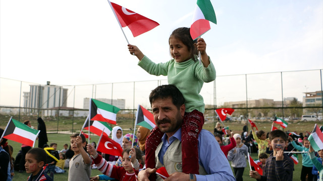 Suriyeli yetimler eğlendi