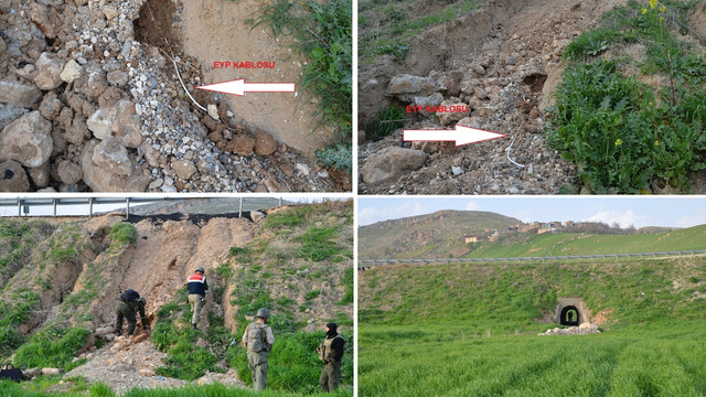 Yola yerleştirilen patlayıcı imha edildi