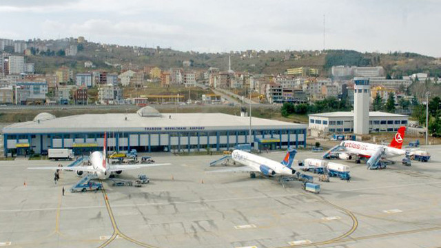 Trabzon Havalimanı yolcu trafiğinde artış