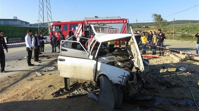 Beykozda feci kaza: 4 ölü 2 yaralı