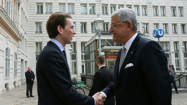 AB Bakanı ve Başmüzakereci Bozkır Viyana'da