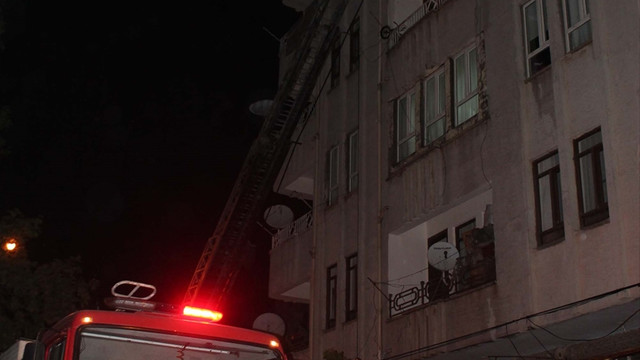 Adıyaman'da ev yandı