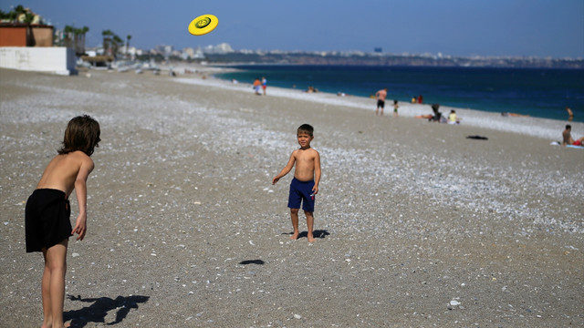 Antalya'da sıcak hava