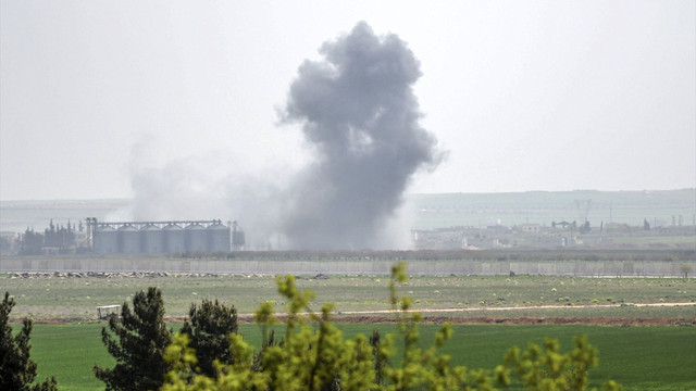 Azez'de DAEŞ ile ÖSO arasındaki çatışmalar