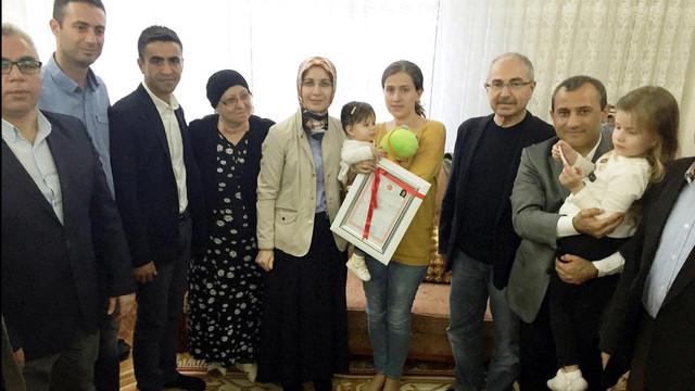 Kaymakamlıktan şehit ailesine ev yardımı