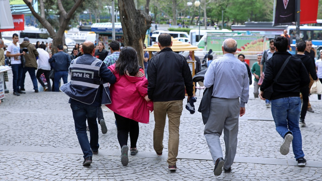 Başkentte izinsiz gösteriye müdahale