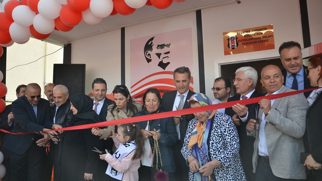 Beşiktaş Kulübü Başkanı Orman okul açılışına katıldı