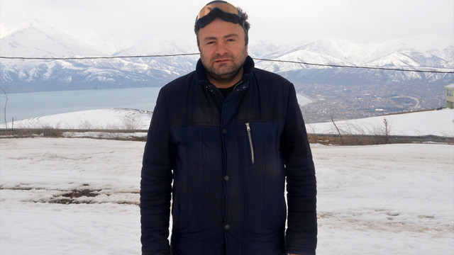 Bitlis'te nisan ayında kayak keyfi