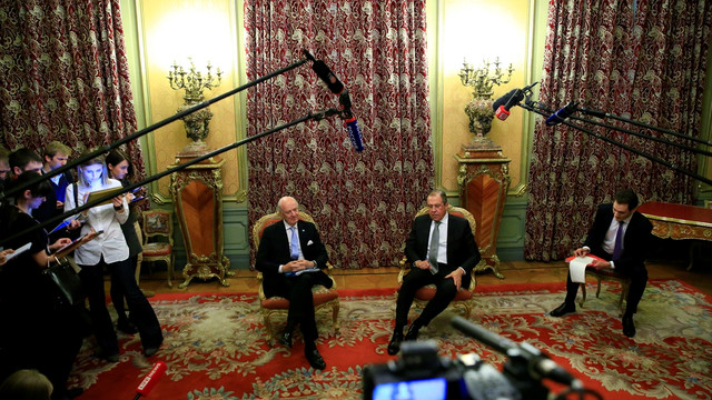 BM Suriye Özel Temsilcisi de Mistura Moskova'da