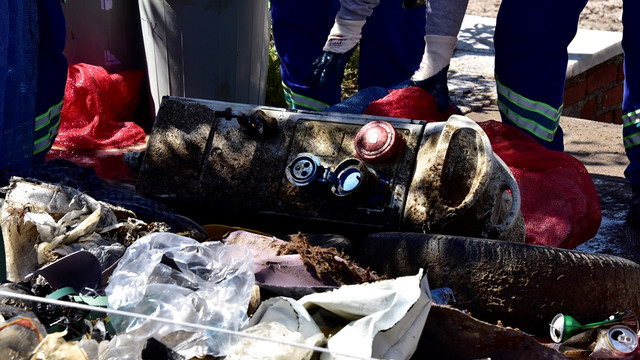 Bodrum'da deniz ve çevre temizliği çalışması