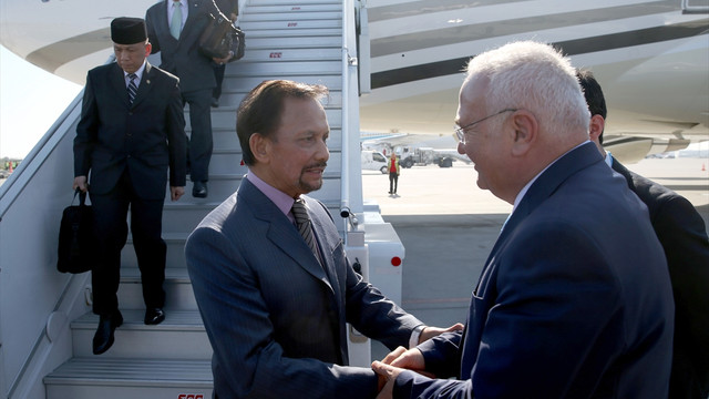 Brunei Sultanı Va'dulah, İstanbul'a geldi