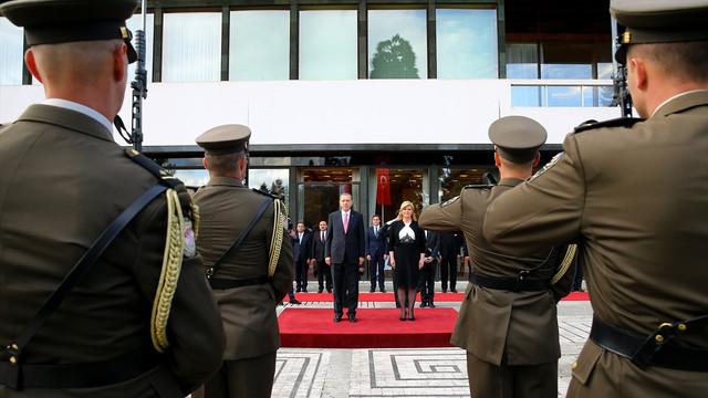 Cumhurbaşkanı Erdoğan, Hırvatistan'da