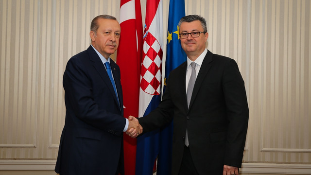 Cumhurbaşkanı Erdoğan Hırvatistan'da