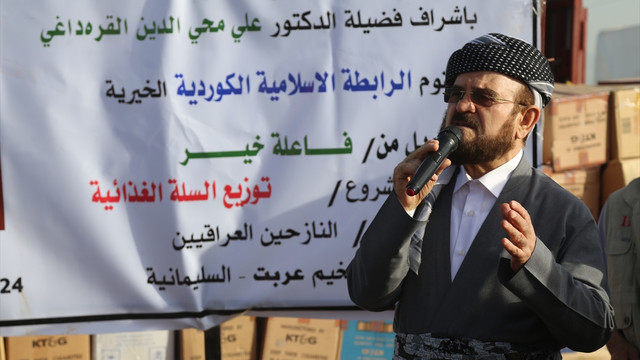 Dünya Müslüman Alimler Birliği'nin Irak'taki insani yardımı