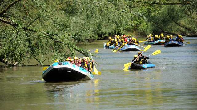 Düzce protokolünün rafting heyecanı