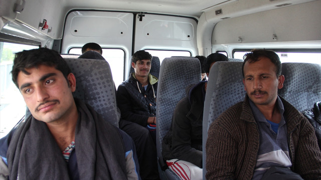 Edirne'de, Pakistan uyruklu 12 kaçak yakalandı