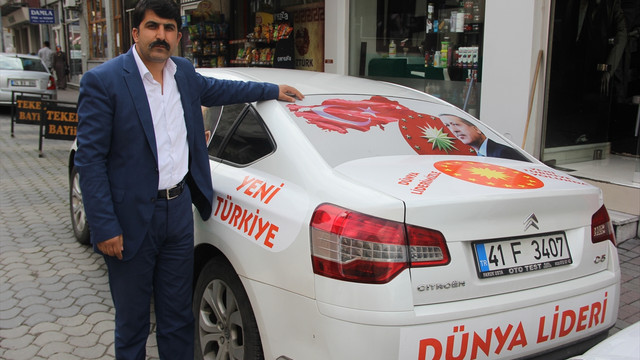 Erdoğan'a destek için yola çıkan Özavcı Bartın'a ulaştı