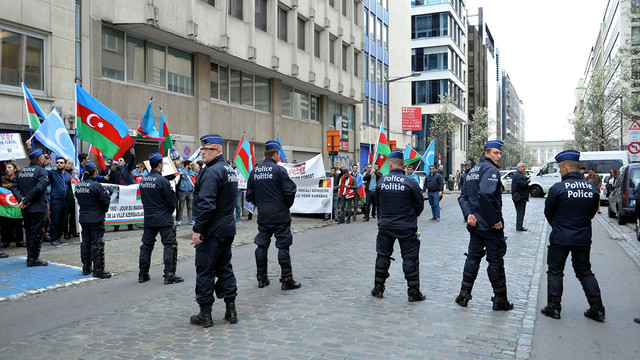 Ermenistan, Brüksel'de protesto edildi