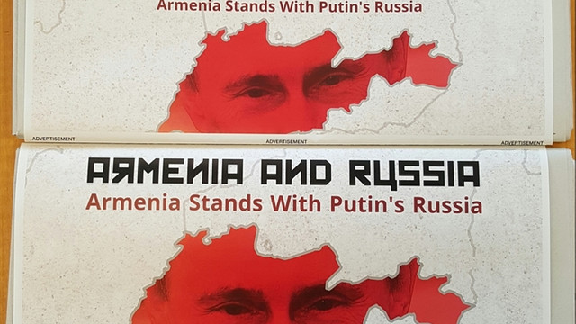 Ermenistan-Rusya ilişkisine ABD'de ilanlarla dikkat çekildi