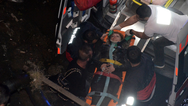 Eski sevgilisine kızdı dereye atladı