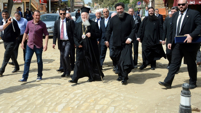 Fener Rum Patriği Bartholomeos Gökçeada'da