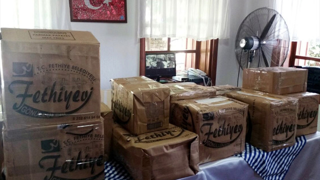 Fethiyeli annelerden güvenlik güçlerine yiyecek desteği