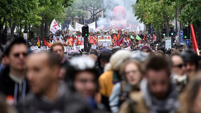 Fransa'da çalışma yasası protestosu